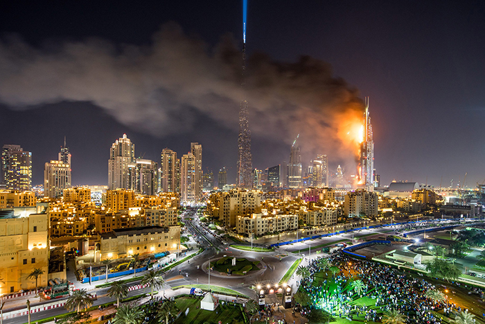 ITV Report: Businessman describes ‘lucky escape’ from Dubai hotel fire