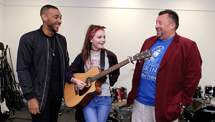 X Factor star Josh Daniel advises Redcar youngsters on music career